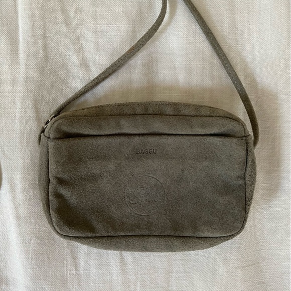 BAGGU Suede Crossbody Purse - Picture 2 of 5